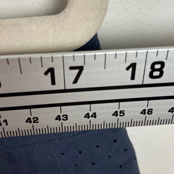 NEW Mack Weldon Performance Technical Shorts‎ Blue Size Large Laser Ventilation - Picture 8 of 13